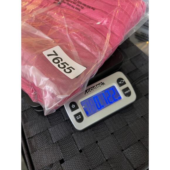 Vineyard Vines Cashmere Sweater XL Pink Cable Knit Fisherman Cotton Preppy - Picture 14 of 14